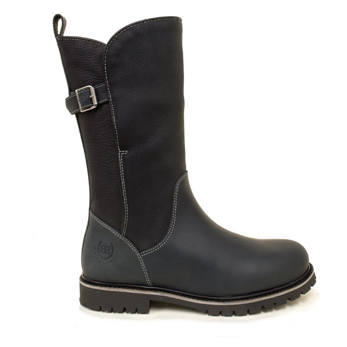 Quebec Pull On Waterproof Navy Boots Bareback Footwear