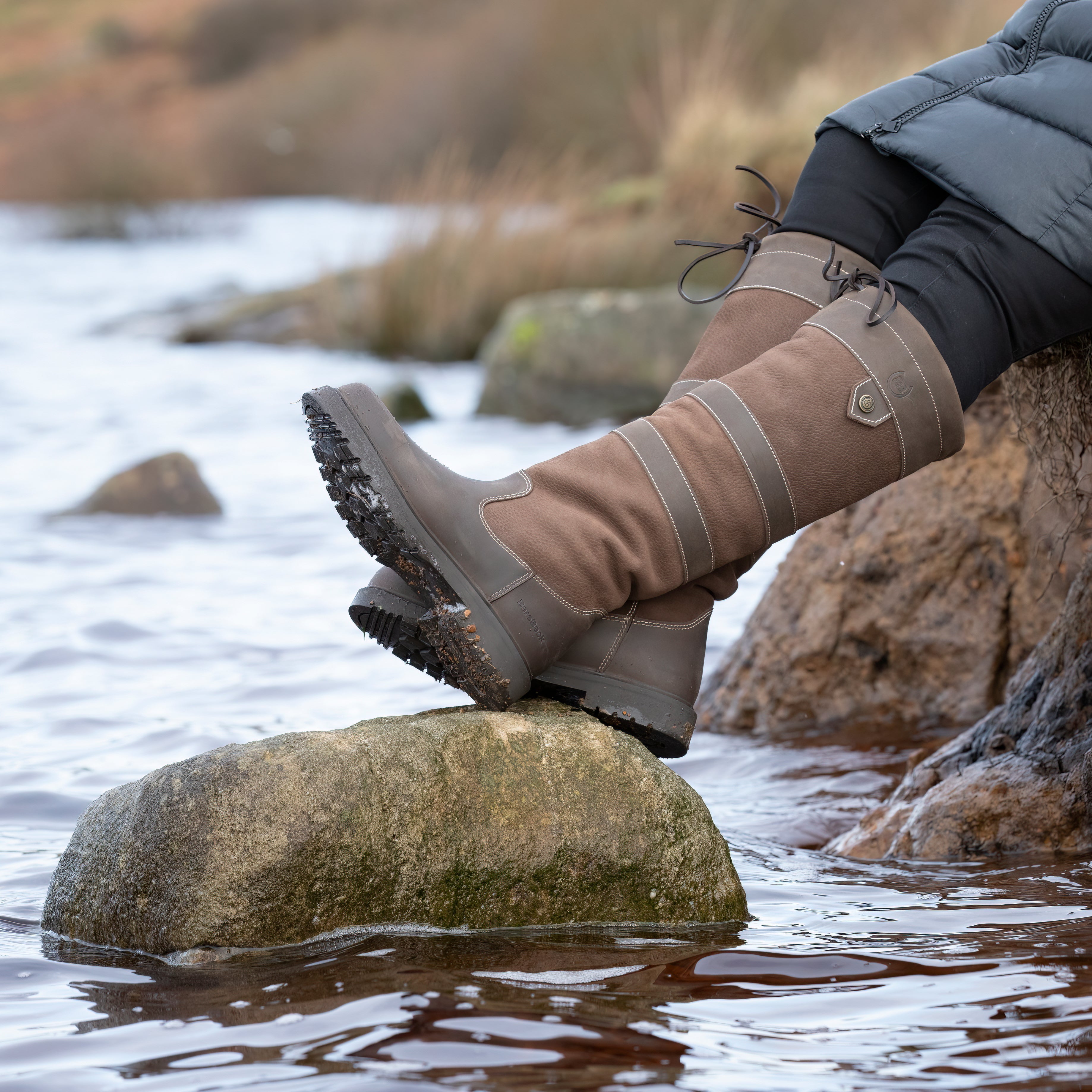 drying leather boots