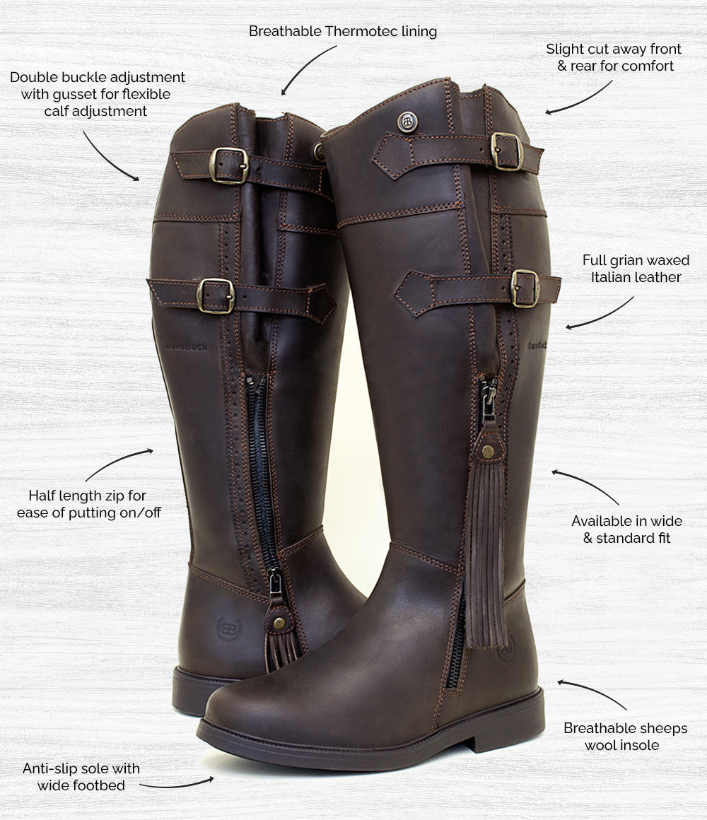 Unisa tenna wide calf riding outlet boot