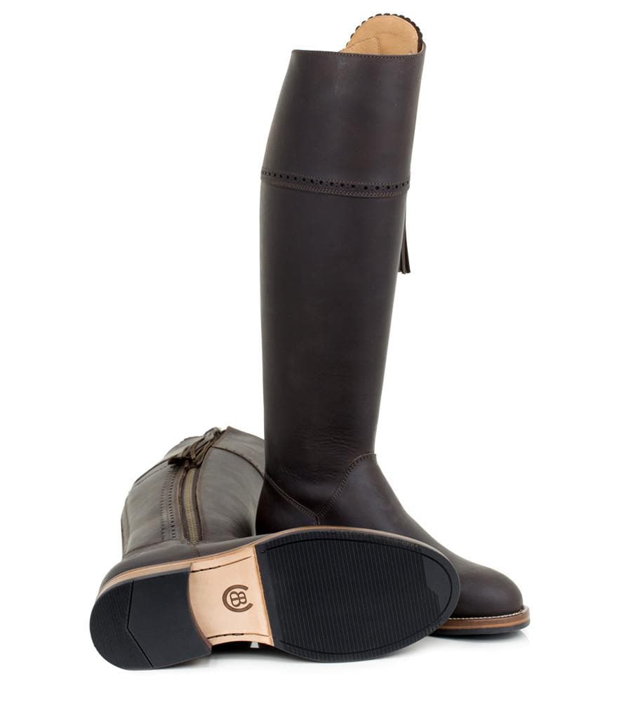 Black brown riding boots hotsell