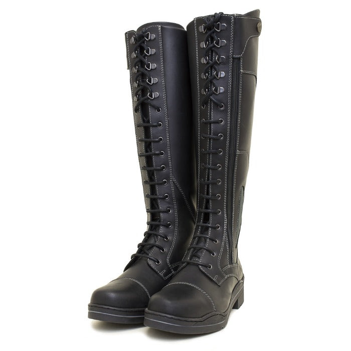 Long lace outlet boots