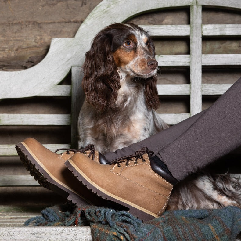 Leather dog walking on sale boots